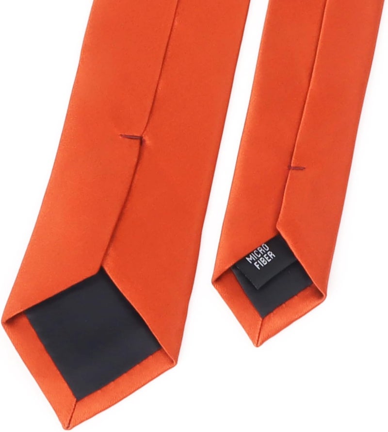 DR ANISON Skinny Tie Men Women 2" (5CM) Slim Necktie Solid Thin Ties Formal - Image 3
